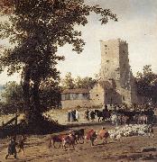 POST, Pieter Jansz Italianate Landscape with the Parting of Jacob and Laban zg china oil painting reproduction